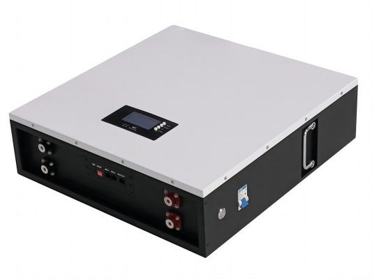 Home Wall Mounted Baterai Lithium Iron Phosphate Efisiensi Tinggi Dengan LCD
