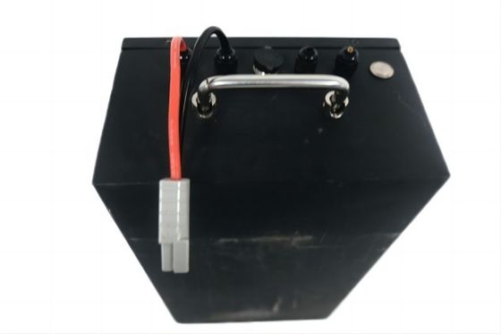 Paket Baterai Lithium EV Praktis Stabil Matt Black Aluminium Alloy Box