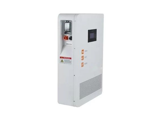 Ower Wall Perumahan isi ulang Baterai Penyimpanan Baterai Lithium 10.24KWH Dengan Indikator LCD Untuk penyimpanan baterai surya