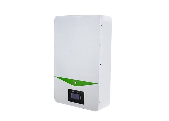 Baterai Lithium Ion Terpasang di Dinding Komersial Tanpa Gangguan Dengan Layar LCD