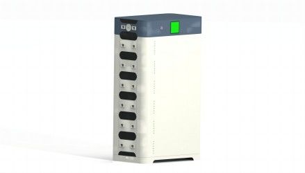 CAN RS485 UPS Kabinet Baterai Lithium 25.6KWH Untuk Pencadangan Sistem Surya Fotovoltaik