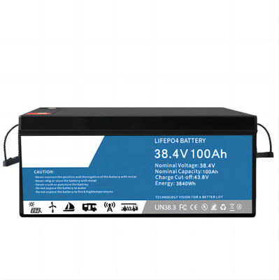 Pengosongan 0,2C LifeP04 Baterai Lithium 100ah Multifungsi Untuk Pencadangan Pusat Data