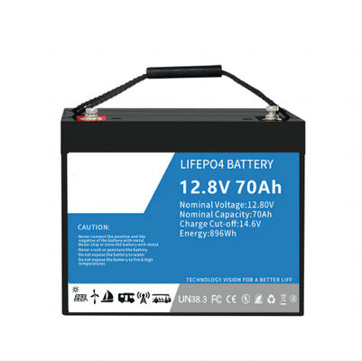 Tahan Debu Tahan Lama LifeP04 Baterai Ebike, 70AH Lithium Iron Phosphate BMS