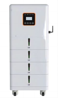 Rack Mount LFP UPS Baterai Lithium Tiga Fasa 20.48KWH Untuk Rumah