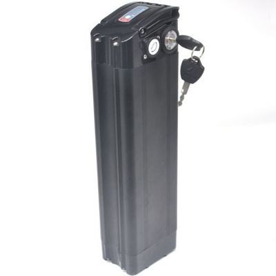 1500 Cycle Times Portable Handle 36V 10AH Paket Sepeda Listrik Aluminium Hitam Dengan Kunci Aman Untuk Sepeda Lipat Listrik