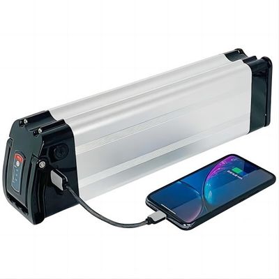 Portable OEM 18650 Lithium Electric Bike Battery 36V 15AH540W Plus Sliver Fish Model Dengan Bluetooth Untuk Sepeda Listrik