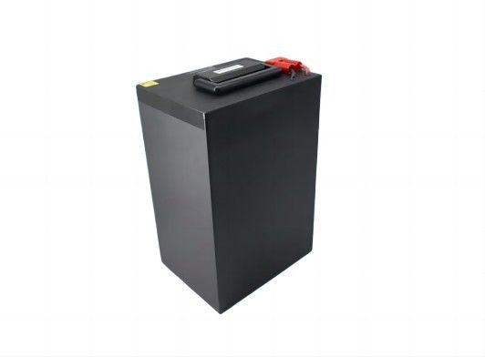 Paket Baterai Lithium EV Praktis Stabil Matt Black Aluminium Alloy Box