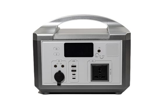 IP65 Portable Power Supply LifePO4 600WH Baterai Daya Keluar Hingga 1200W Generator Energi Surya Untuk Camping / Penggunaan Rumah