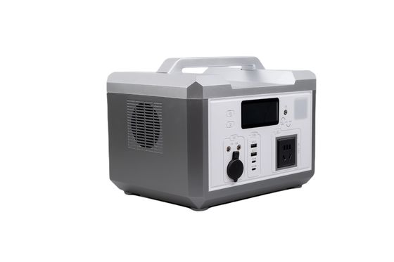 Silver Shell Ultra Output Power 600W EU Adapter Charging Power Bank Dengan LCD Displays Screen Untuk RV Outdoor Camping