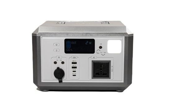Free Transfer Switch AC Outlet 600W PV Charging Stasiun Daya Terbaik Dengan Lampu SOS Untuk Sumber Daya Darurat