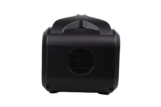 600W Matt Hitam Plastik Kandang Efisiensi Tinggi MPPT Dukungan Solar Mobile Power Bank Dengan Bluetooth