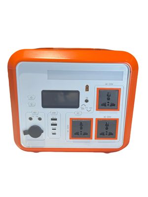 CE Disetujui 1500W AC Outlet Output Pure Sine Wave Portable Power Generator Dengan LCD Untuk Car Jump Starter / RV Camping