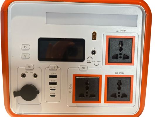 1152WH Kapasitas Ultra Besar DC12V AC 110V ROHS Disetujui Pembangkit Listrik Portable Dengan Panel Surya Untuk UPS Power Supply