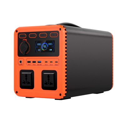 IP61 Daya Keluar Tinggi DC 13V 1200W AC Switch QC3.0 Portable Power Generator Dengan Inverter Dua Cara Untuk Cadangan Rumah
