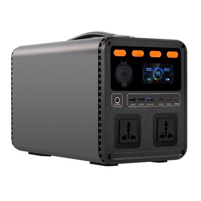 Waterproof Recharge LifePO4 Baterai AC Frekuensi Satu Klik Konversi 50HZ Ke 60HZ Outdoor Power Station Untuk Camping