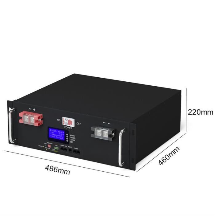 Penyimpanan Energi Anti Korosi Baterai Lithium 3U Chassis 26650 Untuk Rumah Sakit
