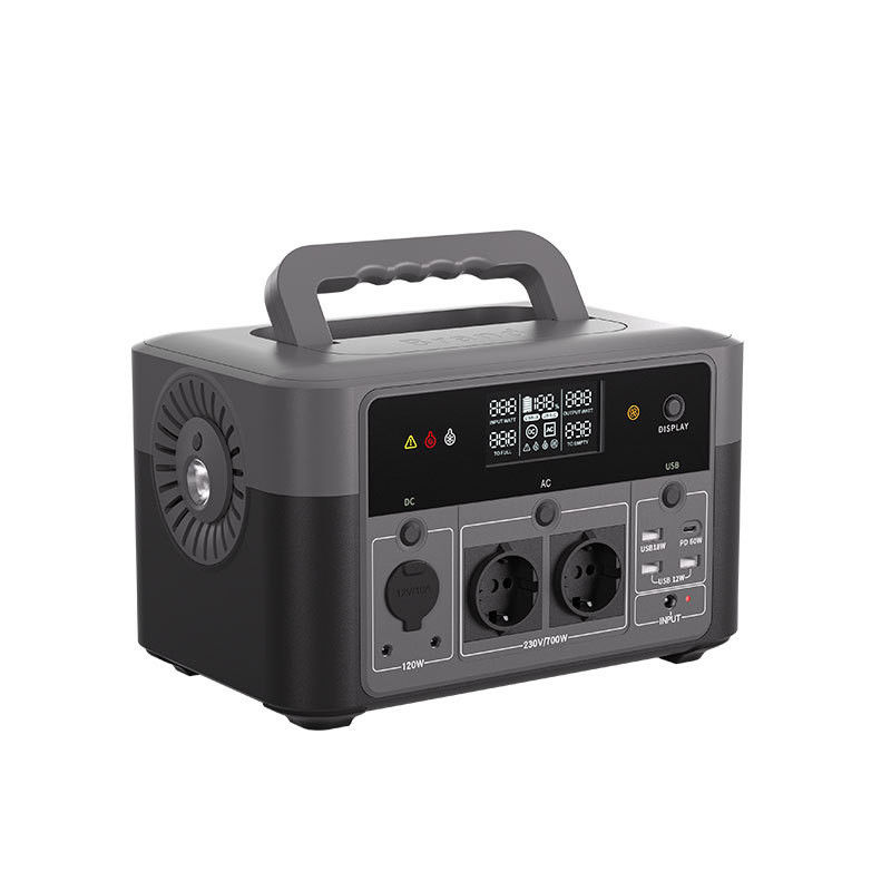 ROHS AC 700W Pembangkit Listrik Portabel Luar Ruangan Untuk Starter Jump Mobil