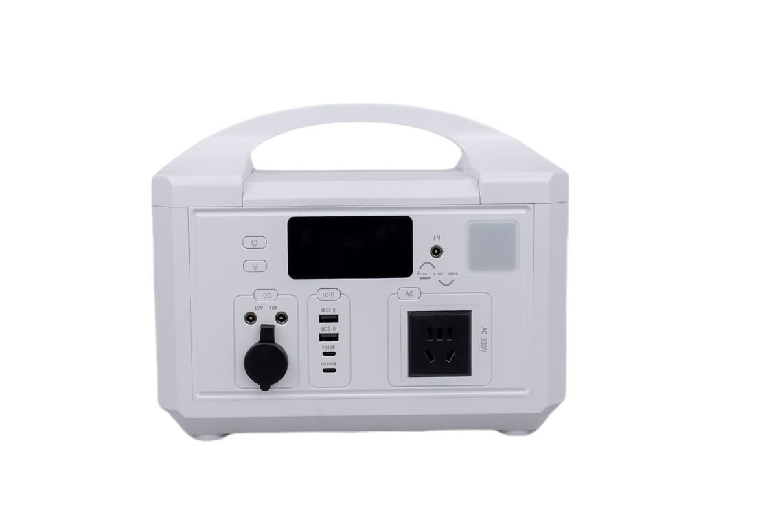 Paket baterai tahan ledakan Super Output Power 600W Baterai lithium ion isi ulang Stasiun listrik portabel untuk berkemah