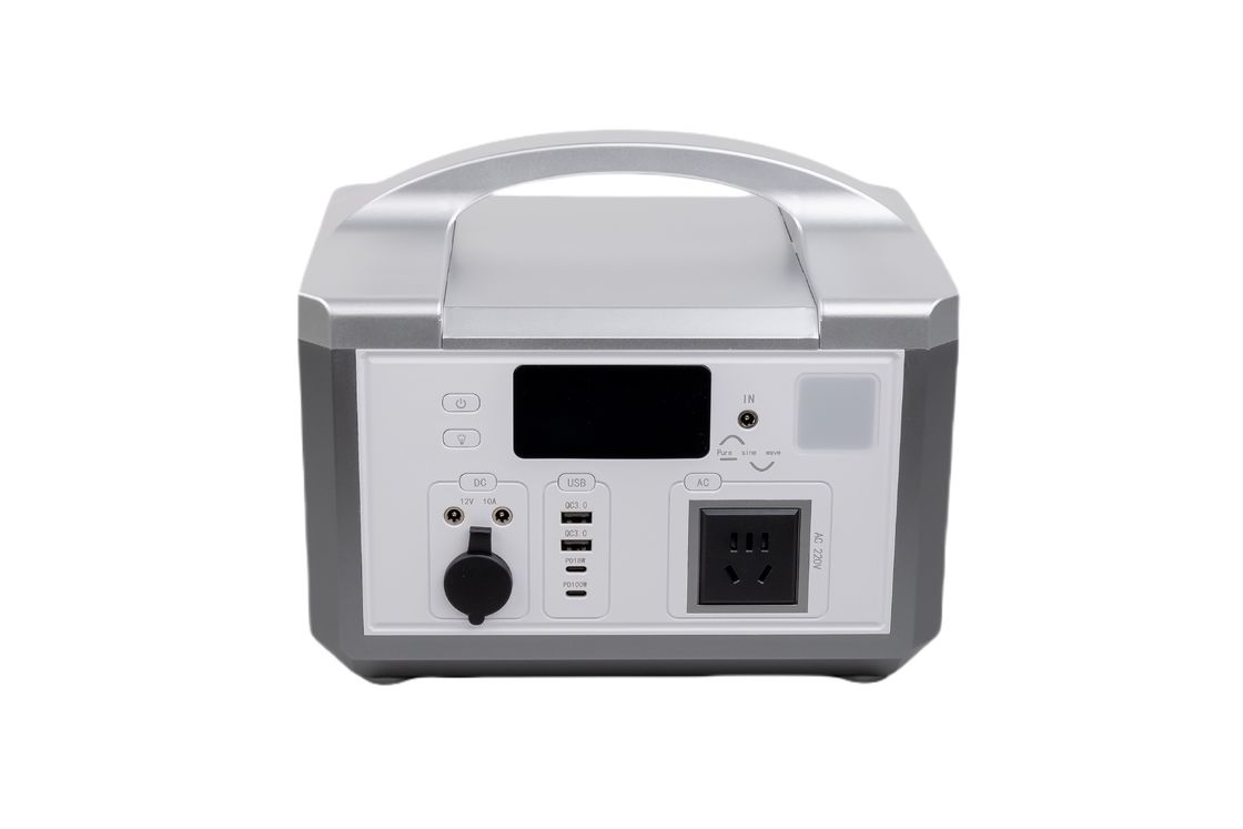 220V 50HZ DC12 300W AC Swtich QC3.0 Portable Solar Power Bank Dengan Lampu LED Untuk Sistem Penyimpanan Energi