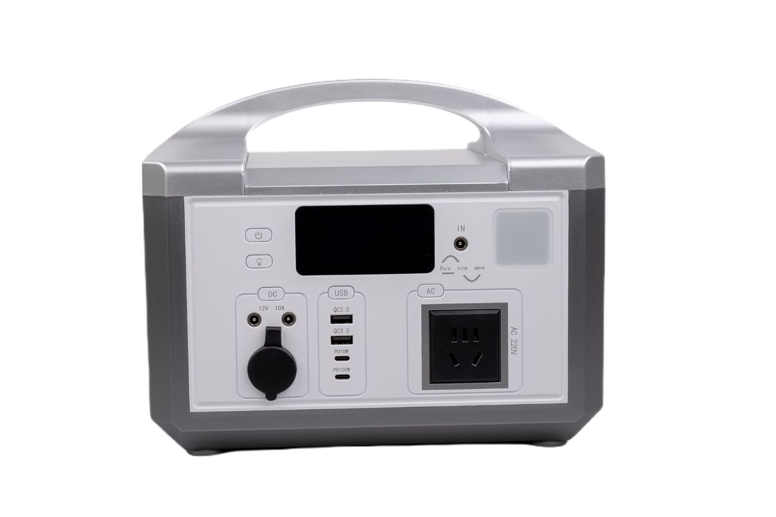 50HZ/60HZ AC Outlet Flash Ikan Solar Generator penyimpanan energi portabel dengan pengisian panel surya untuk peralatan kantor