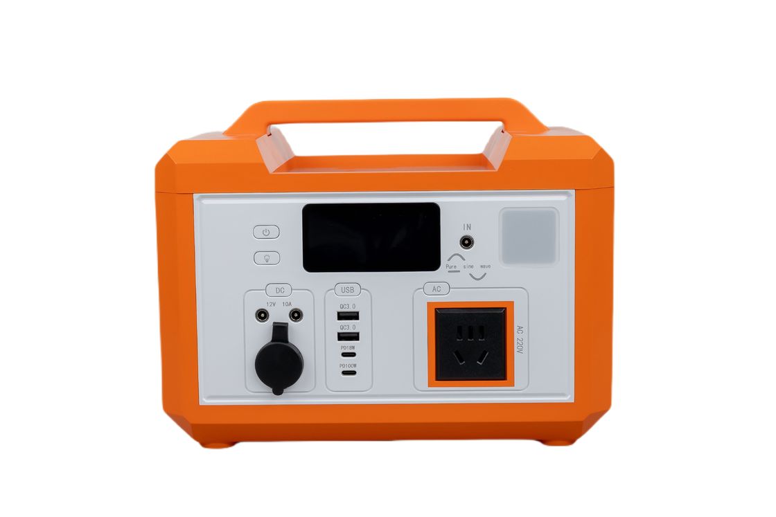 MPPT Dukungan penyimpanan daya kecil DC/AC 576WH Sistem tenaga surya portabel Untuk RV Camping / Home Listrik