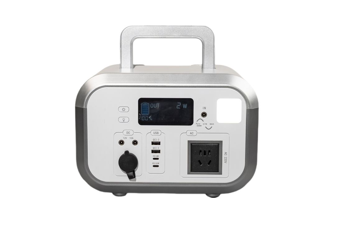 AC Surge Output Power Sampai 1200W Wireless Charging Power Bank Dengan Waterproof Enclosure Untuk Smartphone