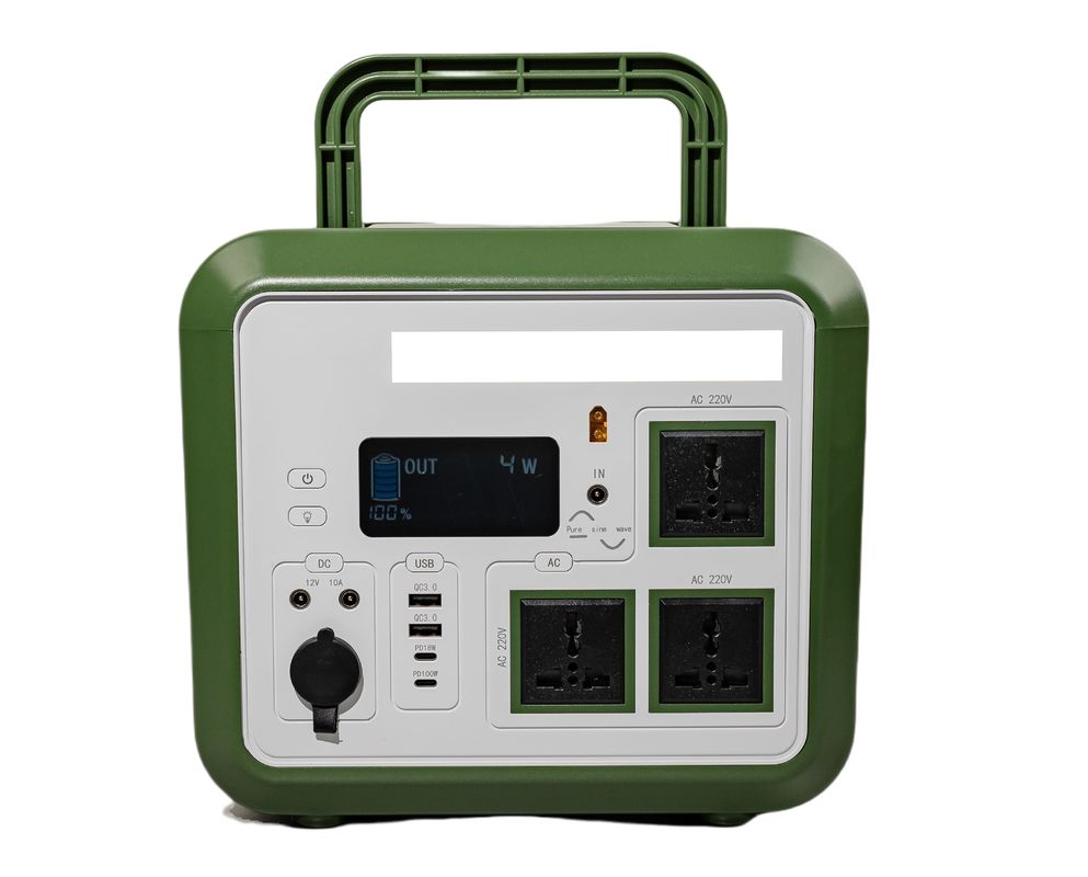 Hingga 3000W Daya Kinerja Tinggi Baterai LFP Baterai Isi Ulang Generator Daya Portable Dengan Panel Surya Portable 400W