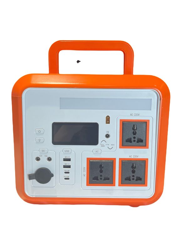 1152WH Kapasitas Ultra Besar DC12V AC 110V ROHS Disetujui Pembangkit Listrik Portable Dengan Panel Surya Untuk UPS Power Supply