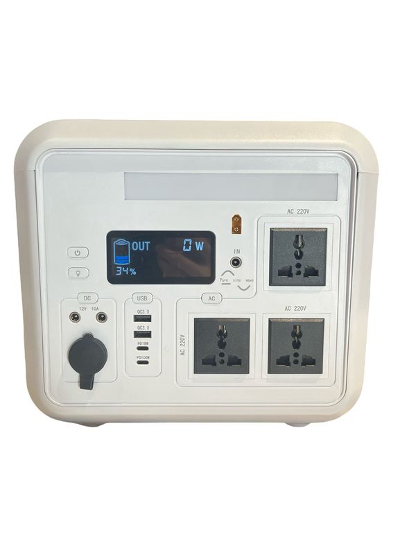 Ledakan Proof Handheld Fast Charge Dalam 3 Jam 1500W Portable Solar Generator Dengan Bluetooth Untuk Camping Luar Ruang