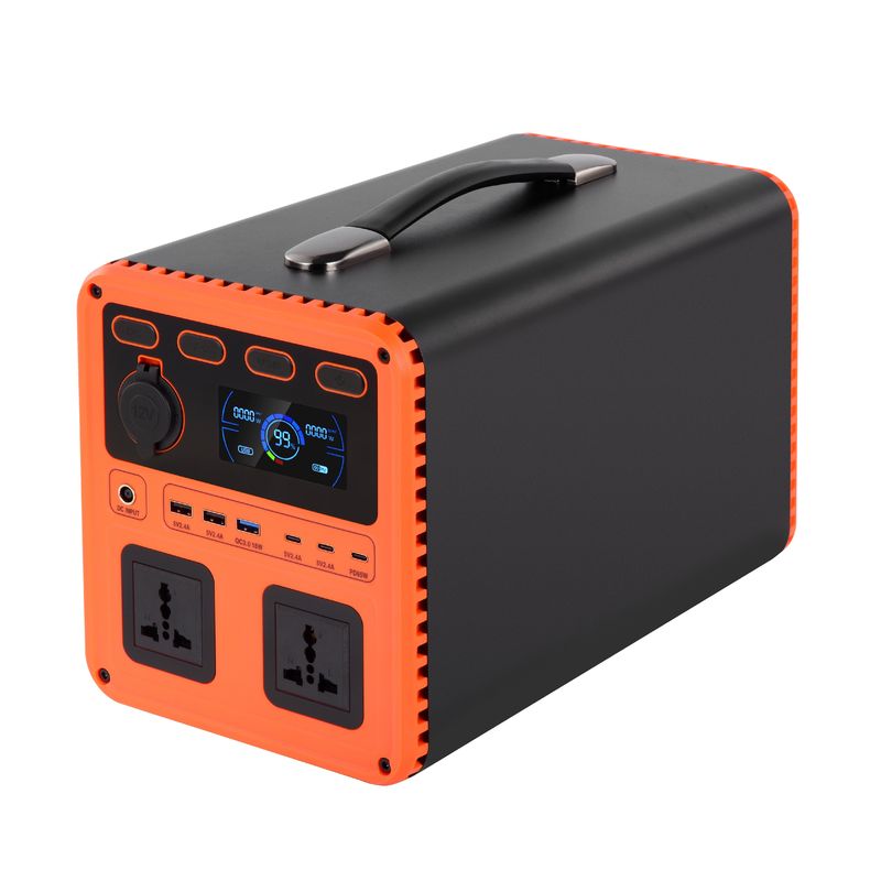 220V / 110V Fast Charging Dalam Waktu 2,5 Jam MPPR Dukungan Portable Power Station Dengan APP / Bluetooth Untuk Blackout Luar Ruangan